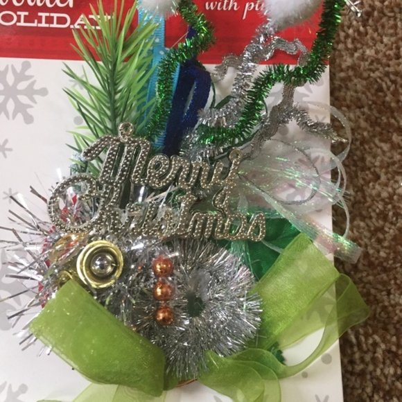 UGLY Sweater Holiday Corsage Pin Clip - Picture 2 of 4